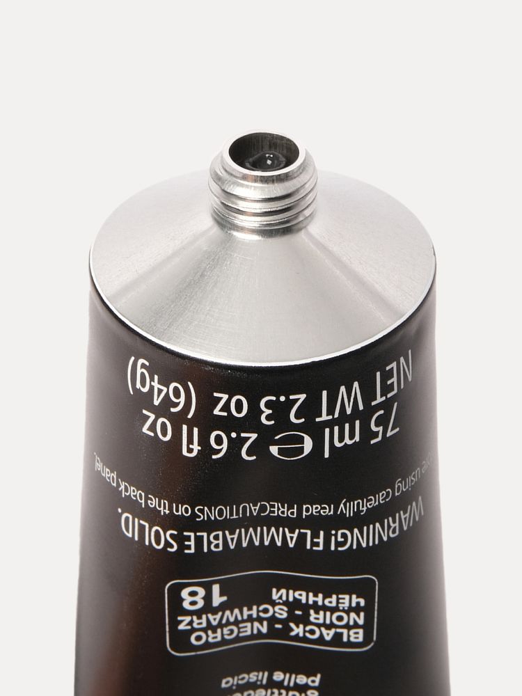 Крем Leather cream с губкой 75мл.черный